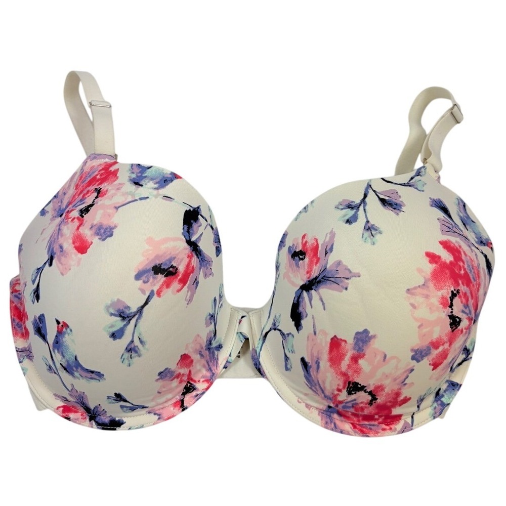 Soma Memorable‎ Full Coverage Underwire Multicolor Floral Bra Lined Padded 36DD